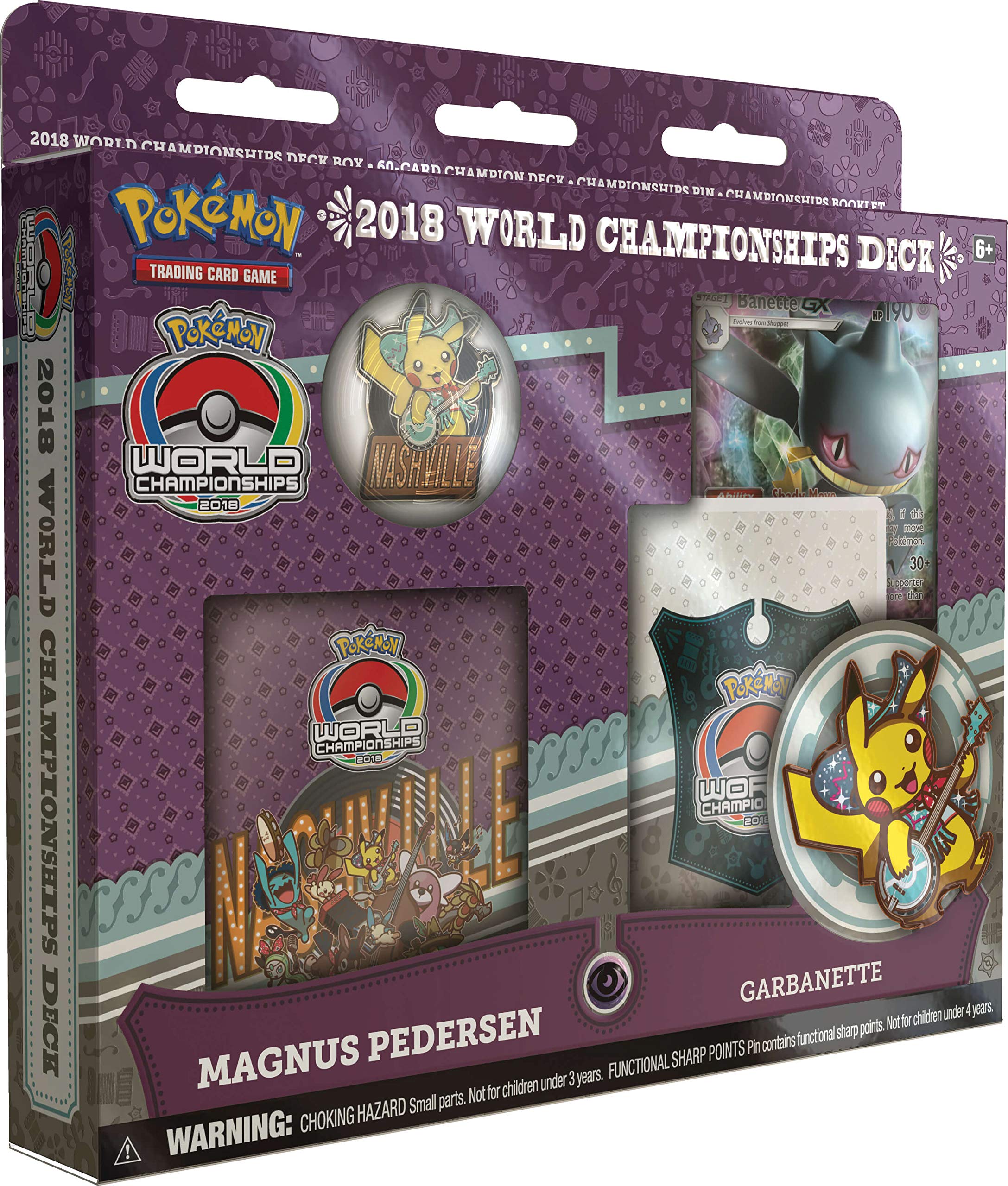 Pokemon TCG: 2018 World Championship Deck Set of All 4 Champion